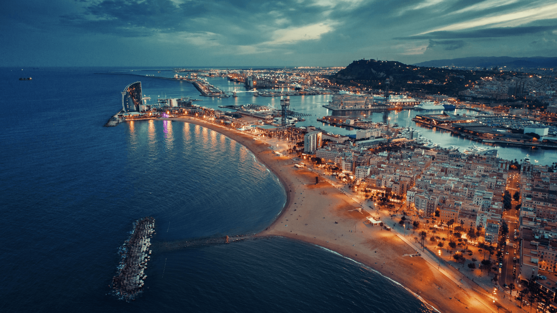 Evening Beach view