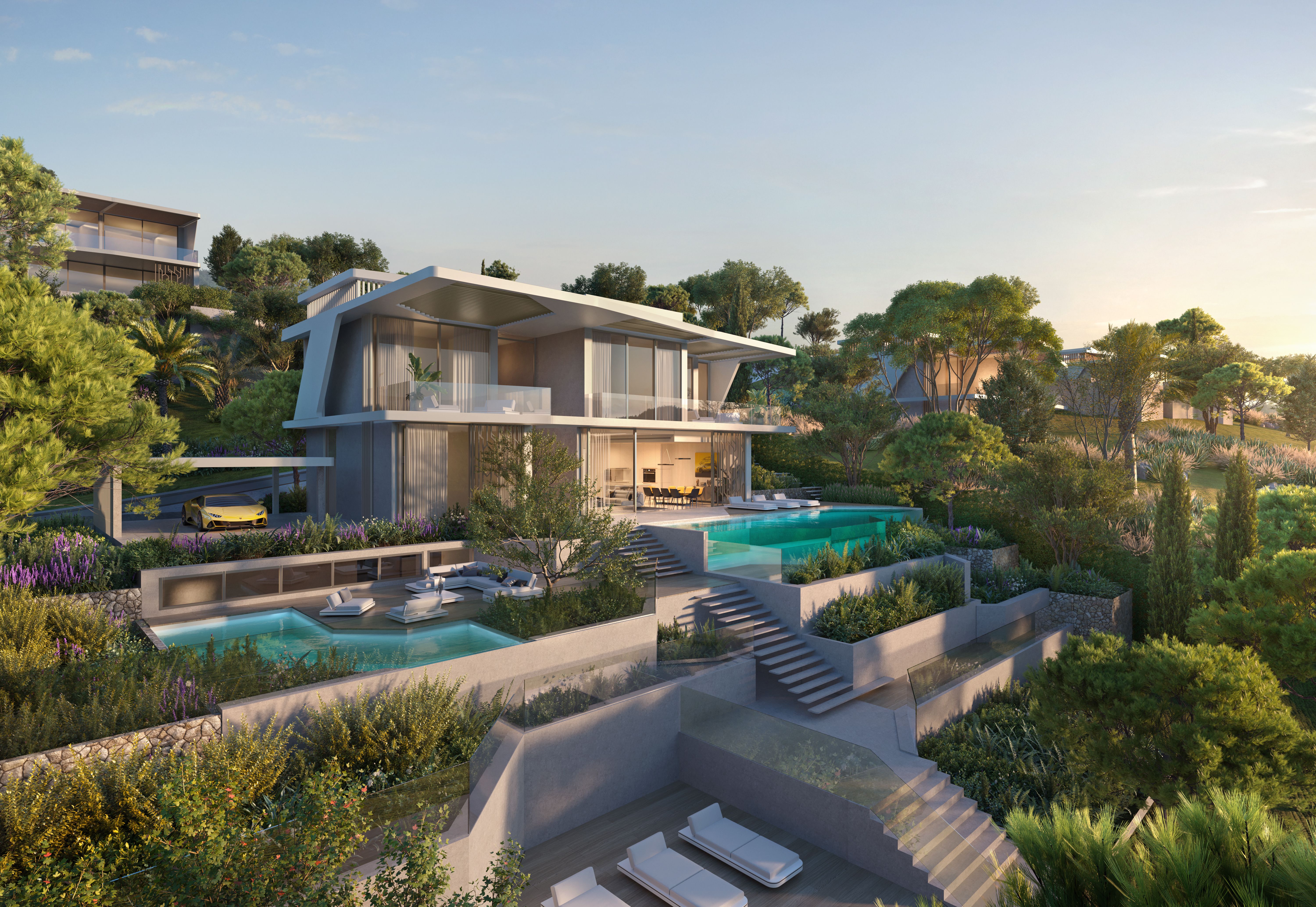 Private Pool with Each Villa