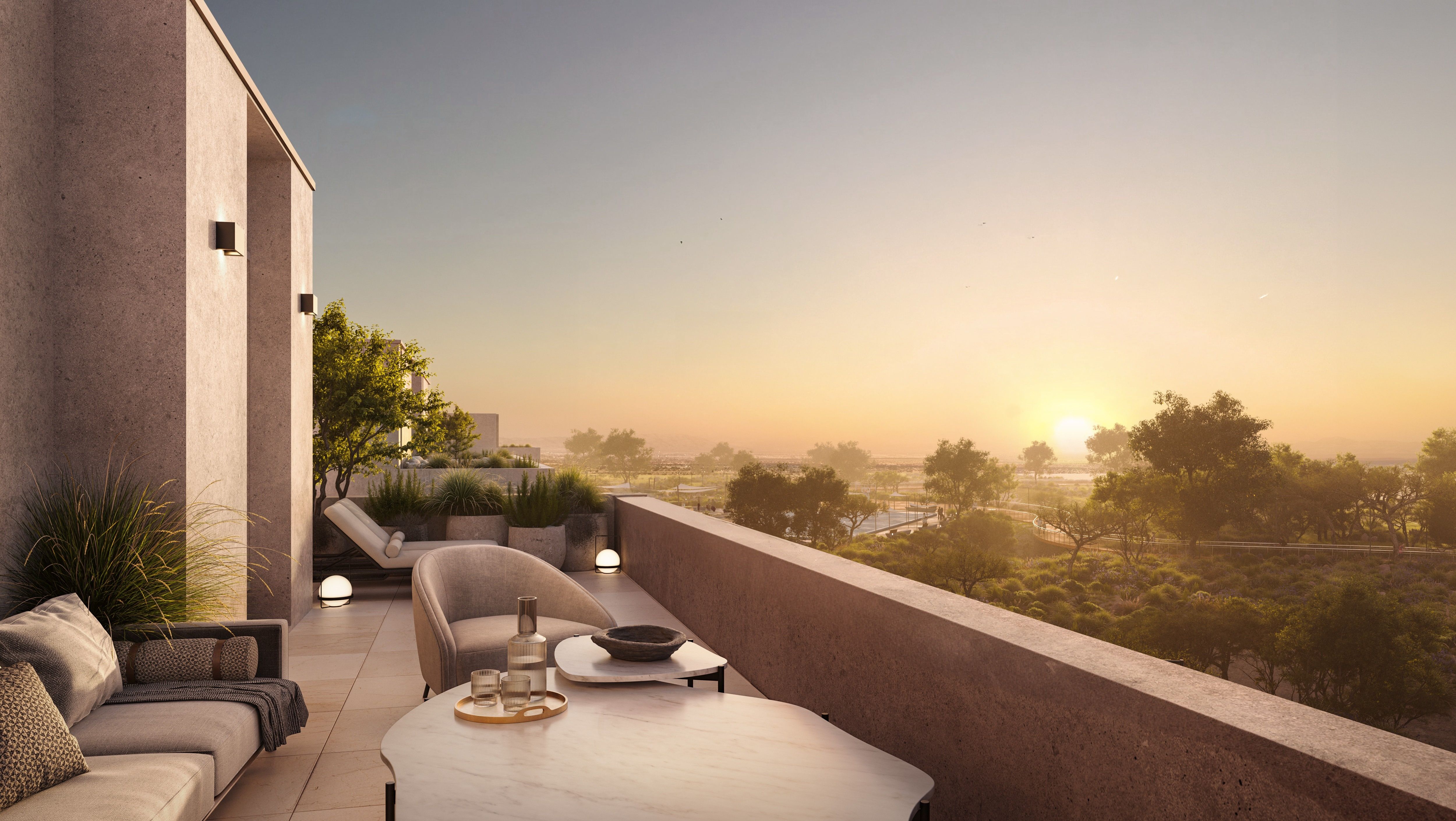 Direct Sunsent View