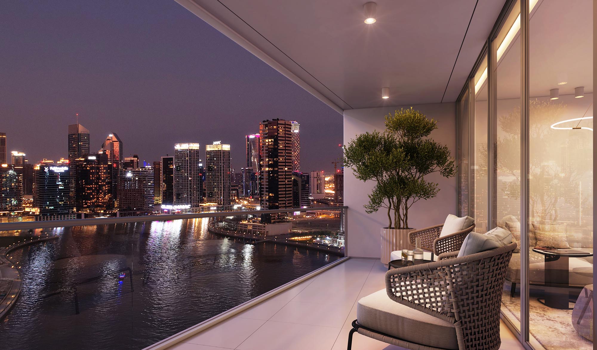 City Lights Night View