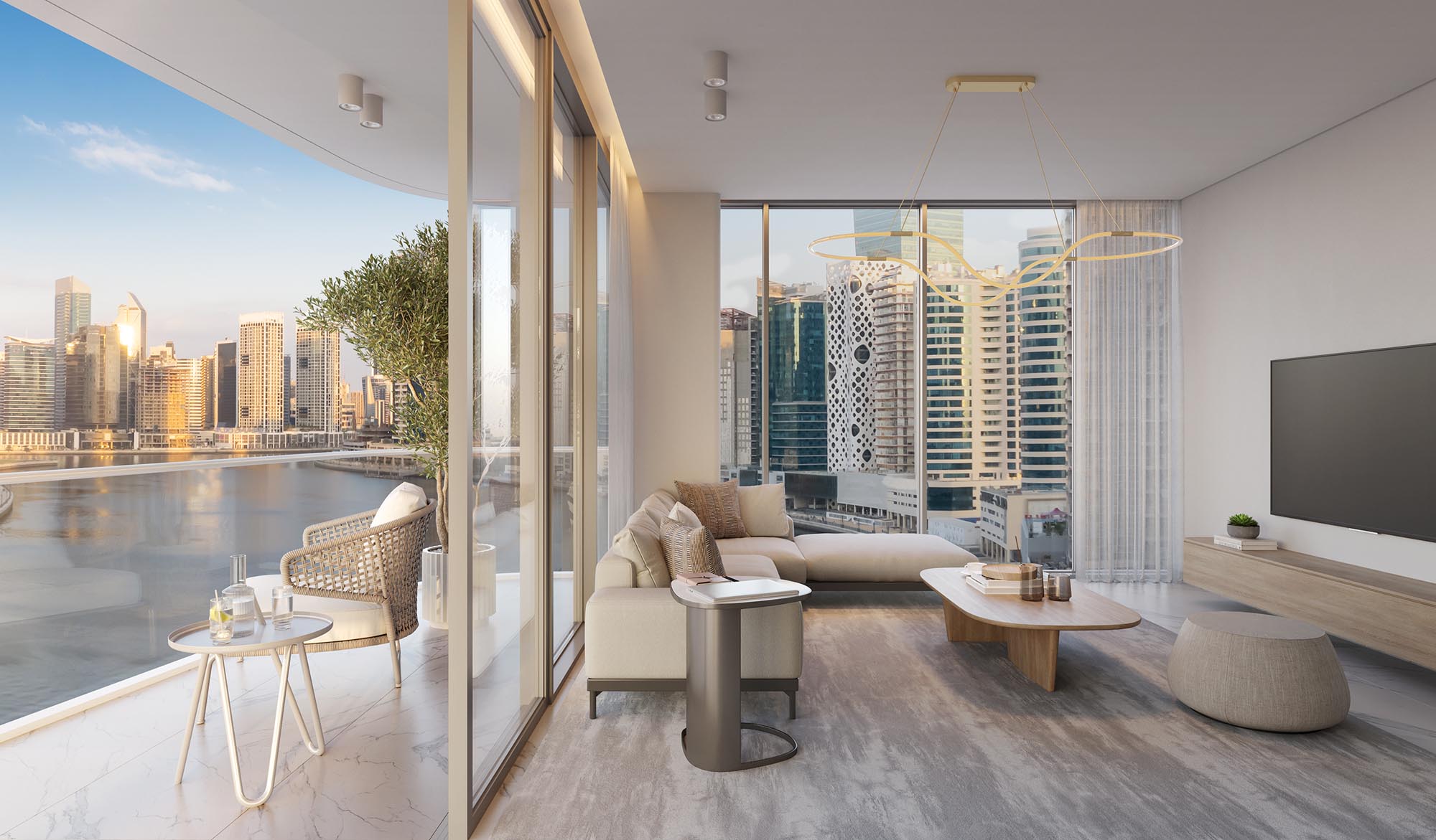Upscale apartment interior