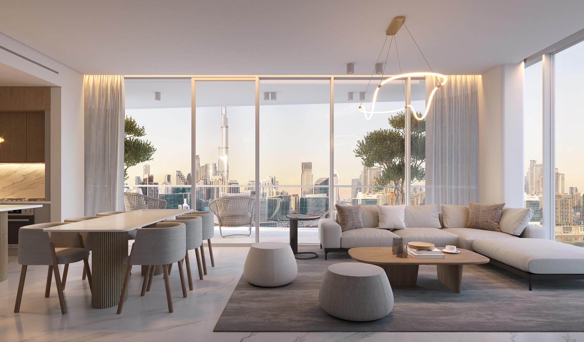High-End Living Room
