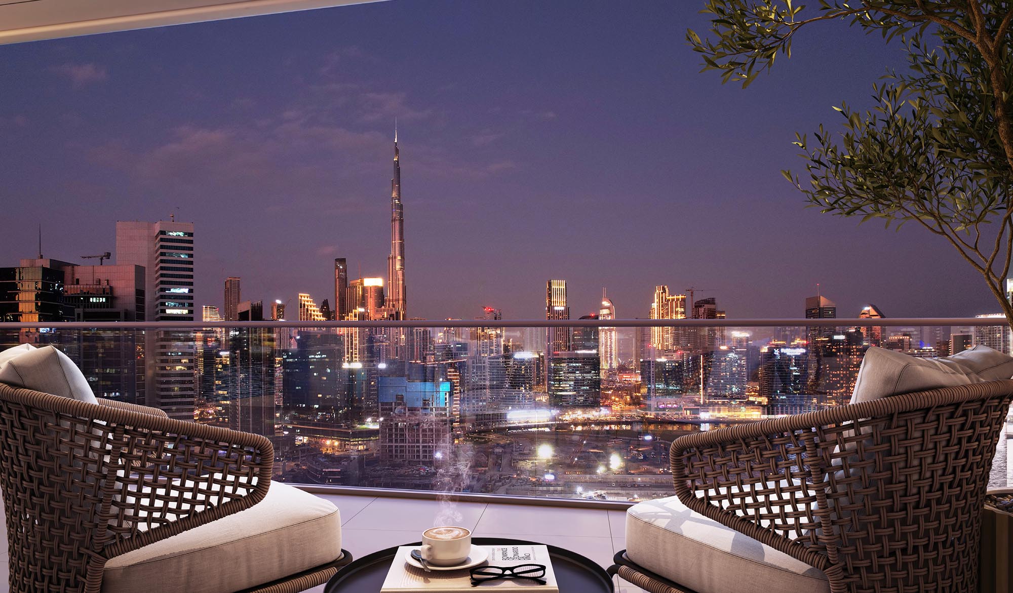 Evening View from Balcony