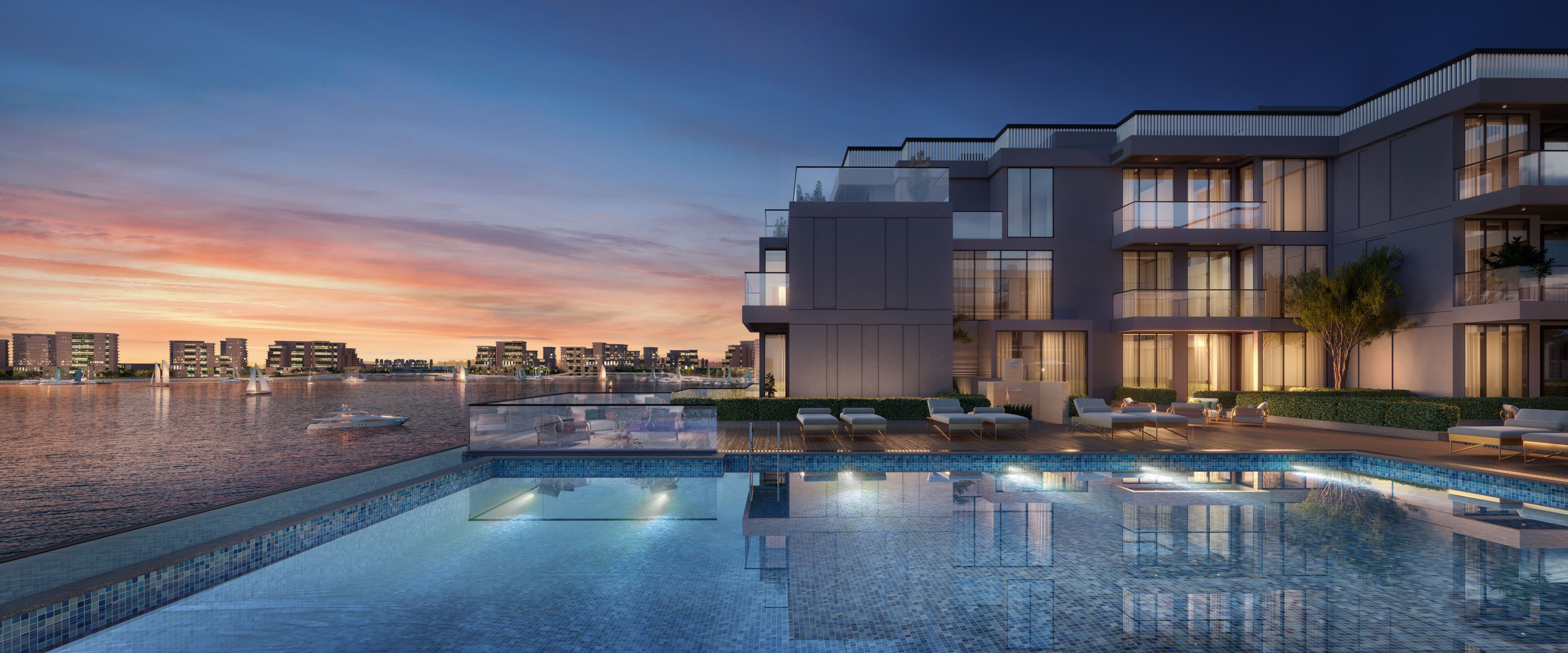 Evening View from Pool