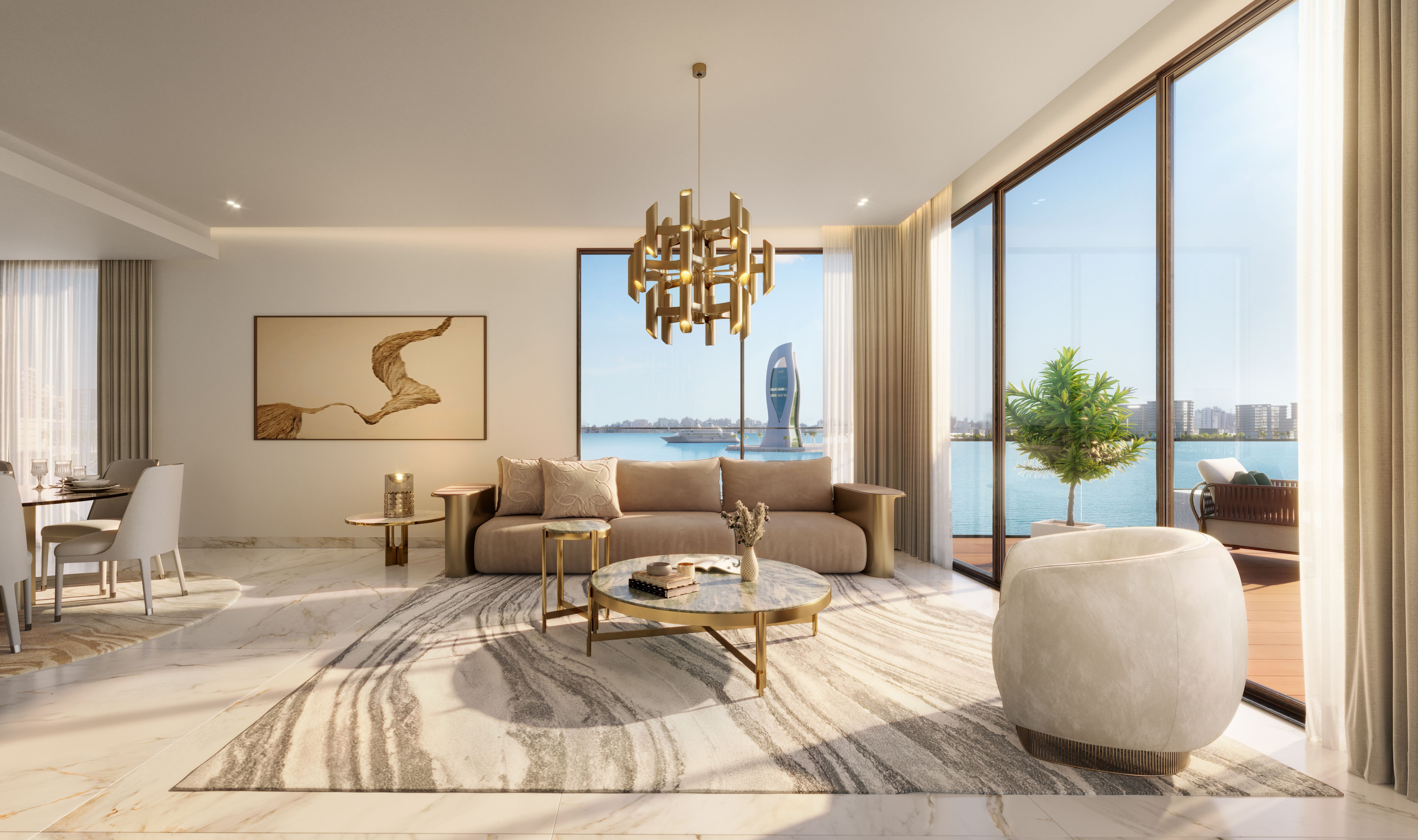 Luxurious Living Area