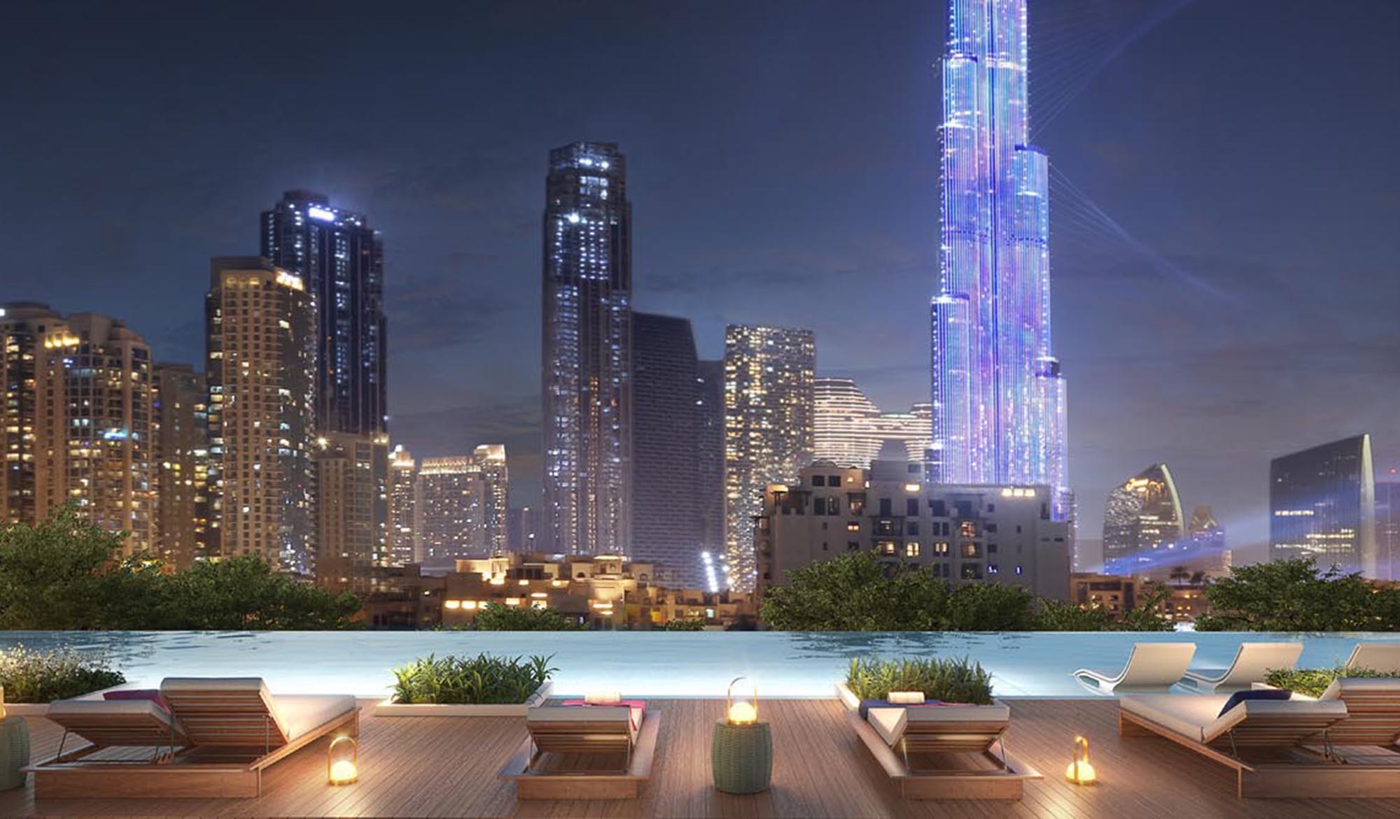 living Area with View