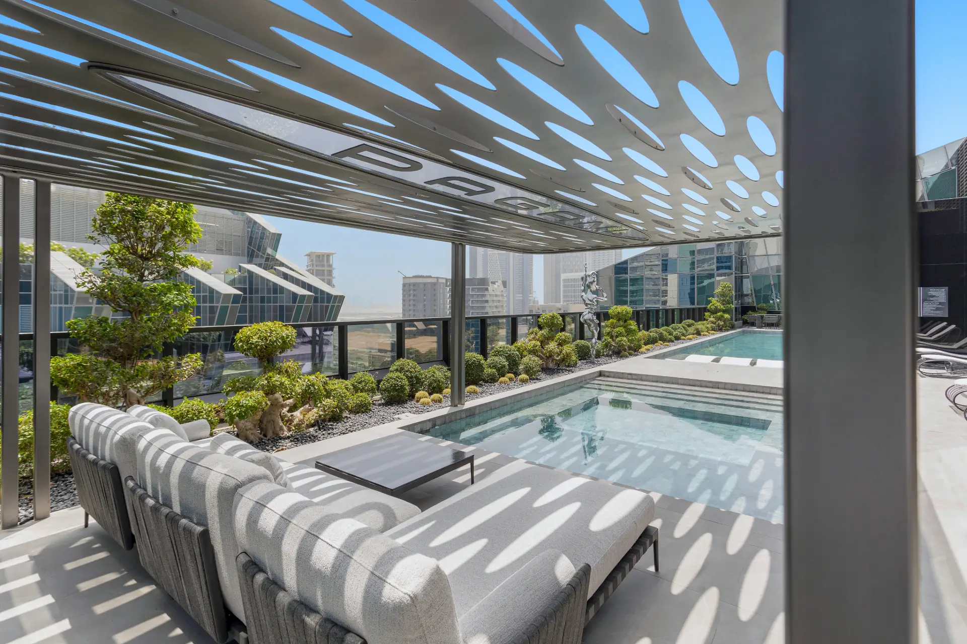 davinci-tower-by-pagani-outdoor-swimming-pool-sun-loungers