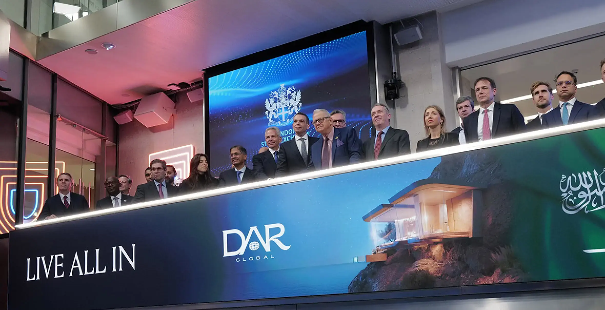 DarGlobal Rings the London Stock Exchange Opening Bell, Anchoring Global Expansion with Launch of “Live All In” Slogan